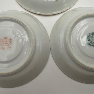 VTG Hand Painted Occupied Japan Tea Cups & Saucers