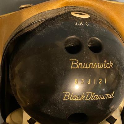 Brunswick Bowling Ball and Shoes