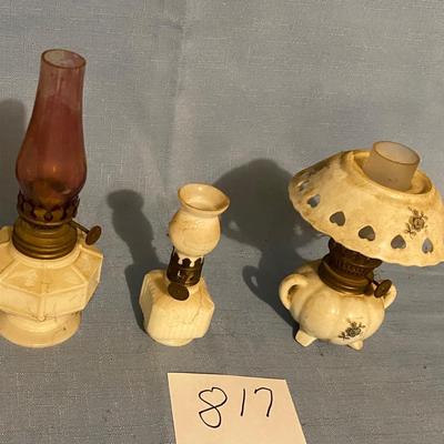 Vintage Mini Kerosene Lamps