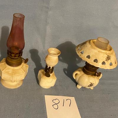 Vintage Mini Kerosene Lamps