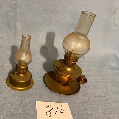 Vintage Mini Kerosene Lamps