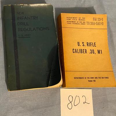 Vintage Army Books