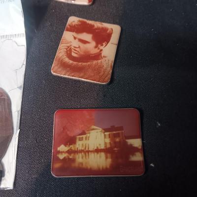 A COLLECTION OF ELVIS MAGNETS