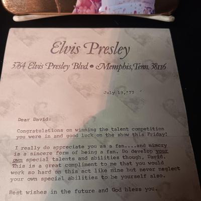 ELVIS KARAOKE 3 CD'S WITH LYRIC BOOK PLUS A LETTER TO A TALENT SHOW WINNER FROM ELVIS