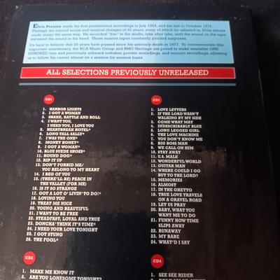 ELVIS MUSIC ON 4 CD'S AND A PAMPHLET
