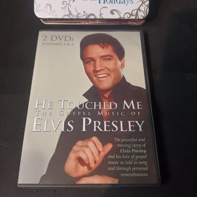 ELVIS HOME FOR THE HOLIDAYS AND "HE TOUCHED ME" 2 - DVD SET