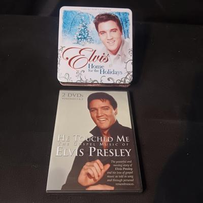 ELVIS HOME FOR THE HOLIDAYS AND "HE TOUCHED ME" 2 - DVD SET