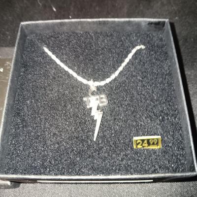 ELVIS JEWELRY BY LOWELL HAYS SILVER PLATED NECKLACE