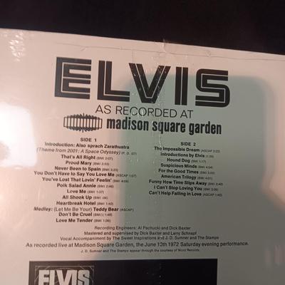 SEALED "ELVIS AS RECORDED AT MADISON SQUARE GARDEN"