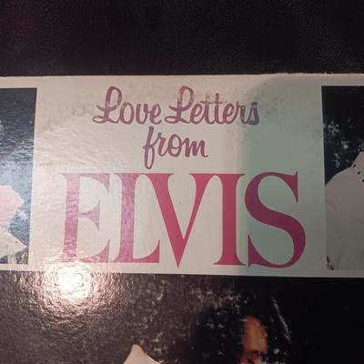 "LOVE LETTERS FROM ELVIS" AND "ALMOST IN LOVE" VINYL RECORDS