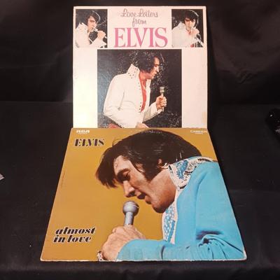 "LOVE LETTERS FROM ELVIS" AND "ALMOST IN LOVE" VINYL RECORDS