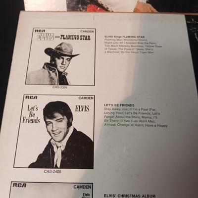 "LOVE LETTERS FROM ELVIS" AND "ALMOST IN LOVE" VINYL RECORDS