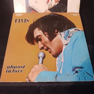 "LOVE LETTERS FROM ELVIS" AND "ALMOST IN LOVE" VINYL RECORDS