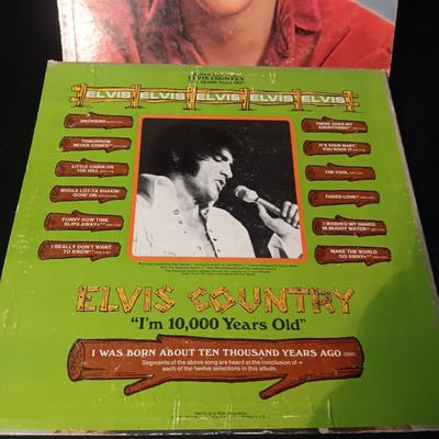ELVIS VINYL RECORD FOR FANS ONLY & "ELVIS COUNTRY"