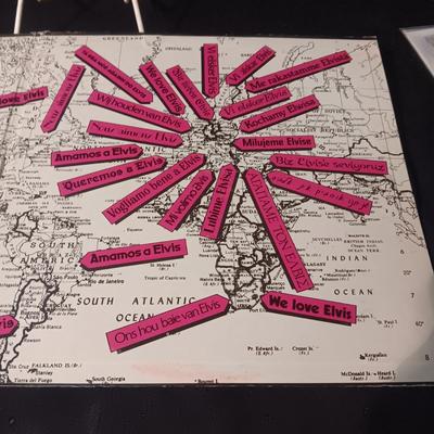 ELVIS "ALOHA FROM HAWAII VIA SATELLITE" VINYL RECORDS