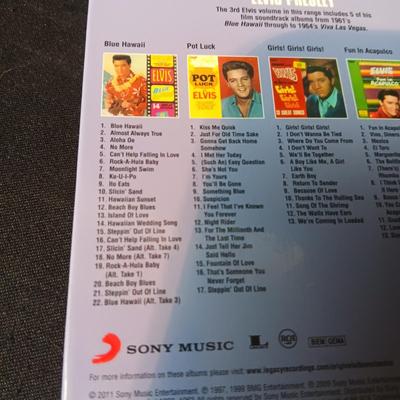 ORIGINAL ALBUM CLASSICS ELVIS PRESLEY AT THE MOVIES 5 DISC SET