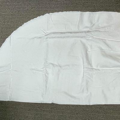 Tablecloth 60" x 96" oblong oval, Square Napkins, and Gold Ceramic Star Napkin Rings