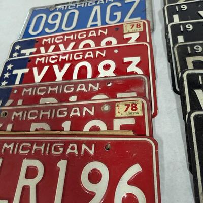 Vintage License Plates