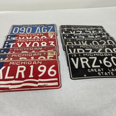 Vintage License Plates