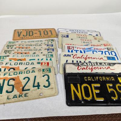 Vintage License Plates