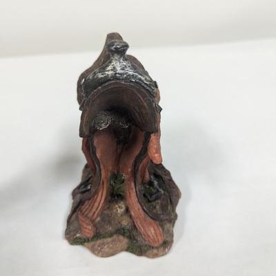 Resin Cowboy Boots/Saddle Bookends