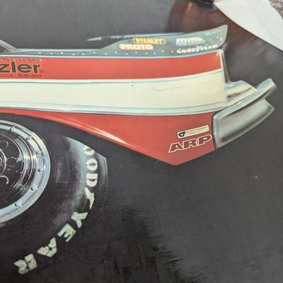Vintage 1957 Tom Mongoose McEwen Worlds Fastest 57 Chevy Poster,