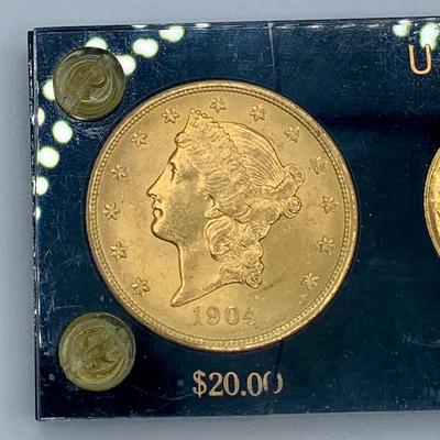 Set of Six (6) US Gold Coins