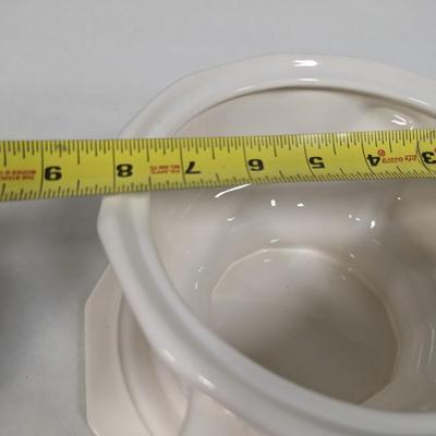 Pfaltzgraff Heritage White Soup Tureen No Ladle