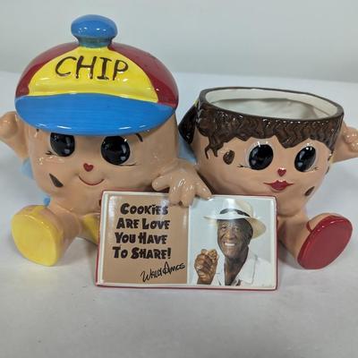 Famous Amos Wally Amos Chip & Cookie Jar