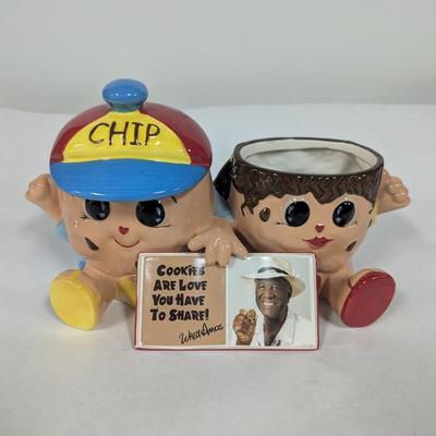 Famous Amos Wally Amos Chip & Cookie Jar