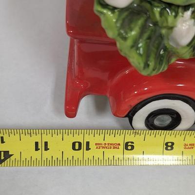 Vintage Cookie Jars Cracker Barrel Christmas Car & Brick House