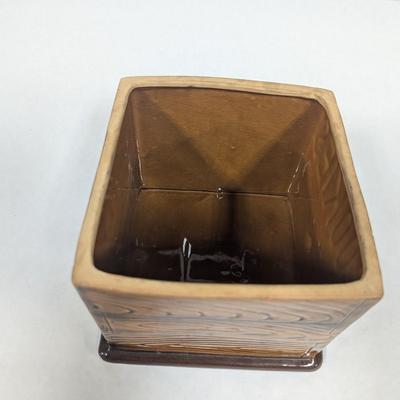 Vintage Ceramic Coffee Grinder Cookie Jar
