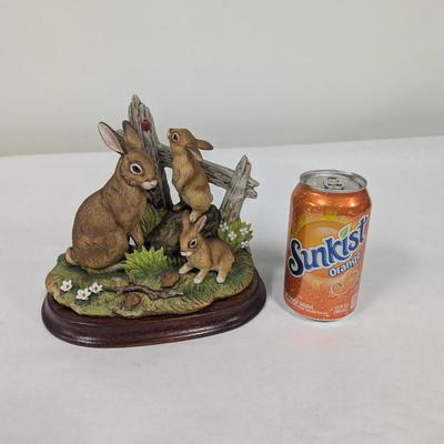Andrea Rabbit Family Figurine