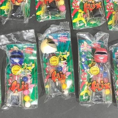 Lot of 20 Flix Power Rangers Candy Dispensers