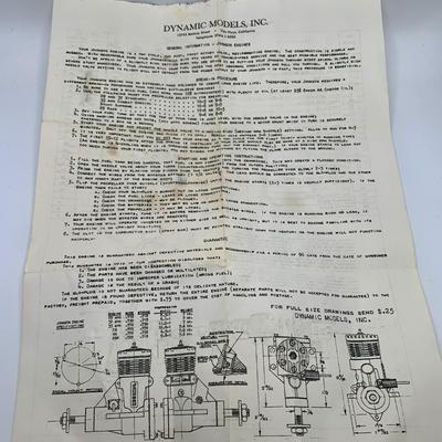 Vintage Hi Johnson’s Stunt Supreme RC Airplane Engine