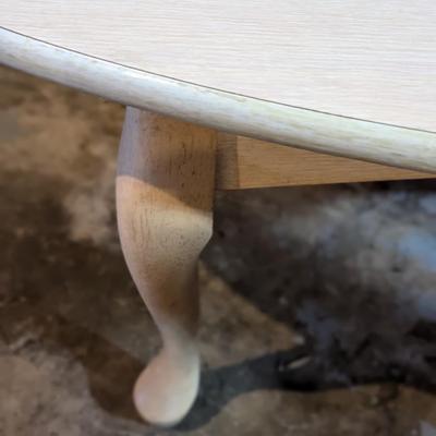 Oval Wood Coffee Table