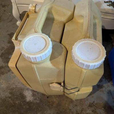 Vintage Porta Potti & Aqua Water Jug