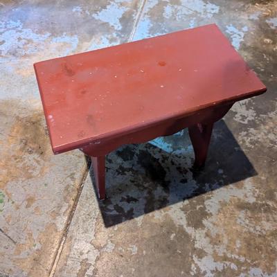 Wooden Footstool