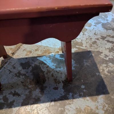 Wooden Footstool