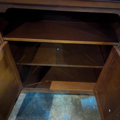 Media Cabinet With Rotating Top