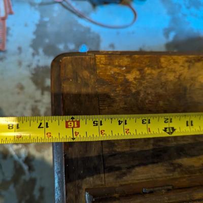 Vintage Sewing Cabinet With Plymouth Machine On Wheels