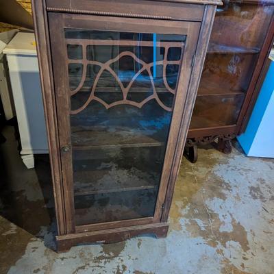 Vintage Glass Front Storage/Display Cabinet