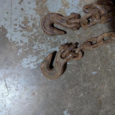 Antique Forged Chain & Hooks Choice 1