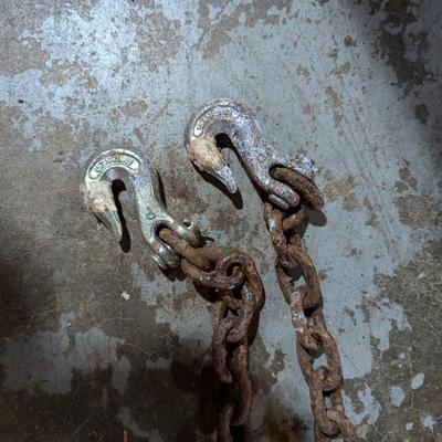Antique Forged Chain & Hooks Choice 3