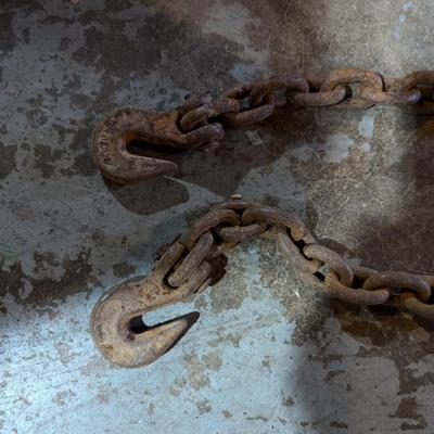 Antique Forged Chain & Hooks Choice 4