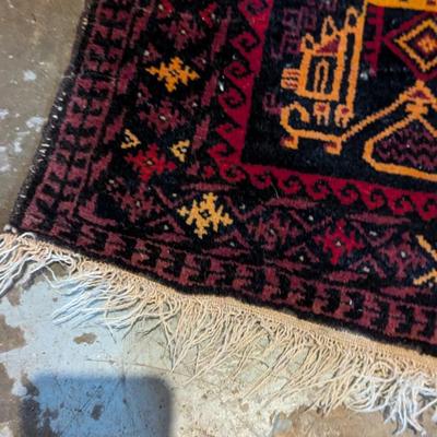 Vintage Rug Approx 51 1/4" x 31"
