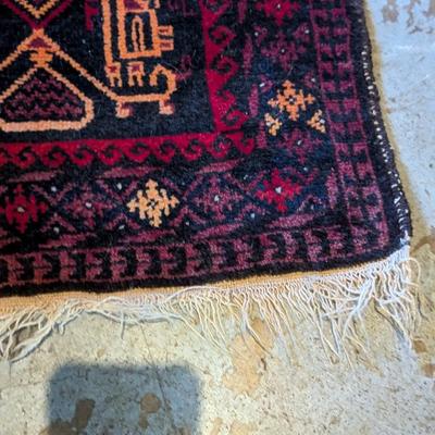 Vintage Rug Approx 51 1/4" x 31"