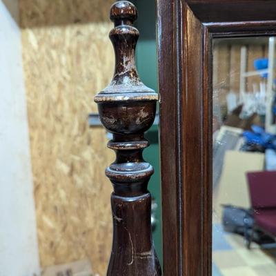 Wooden Tilting Length Standing Mirror