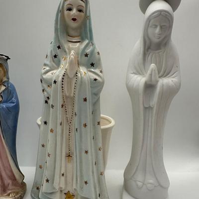 Religious Statues - Virgin Mother Mary Figurines (5)