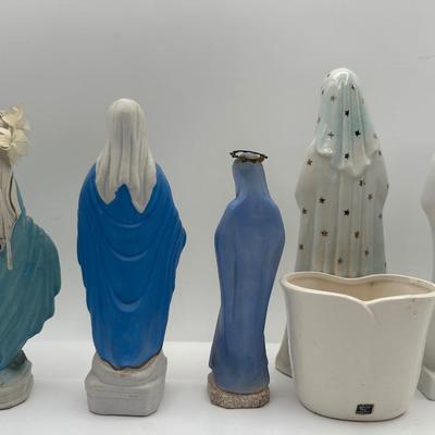 Religious Statues - Virgin Mother Mary Figurines (5)